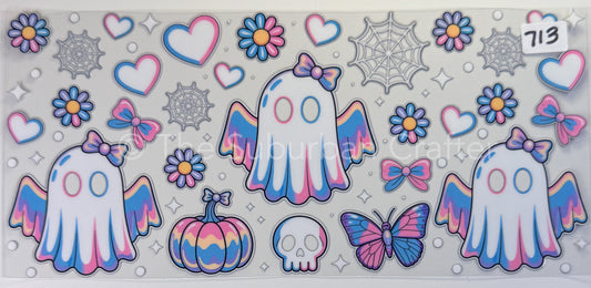 UV DTF Cute ghostie 2