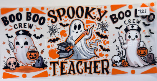 UV DTF Spooky teacher