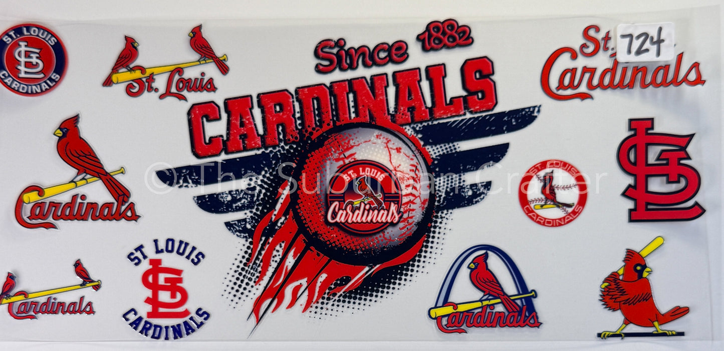 UV DTF Cardinals