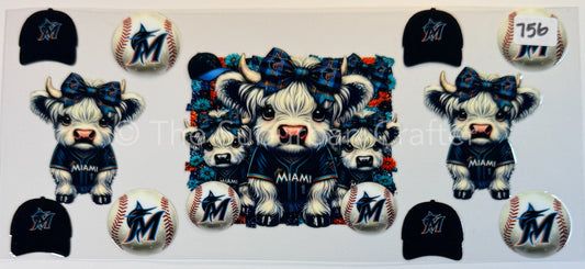UV DTF Cows Marlins