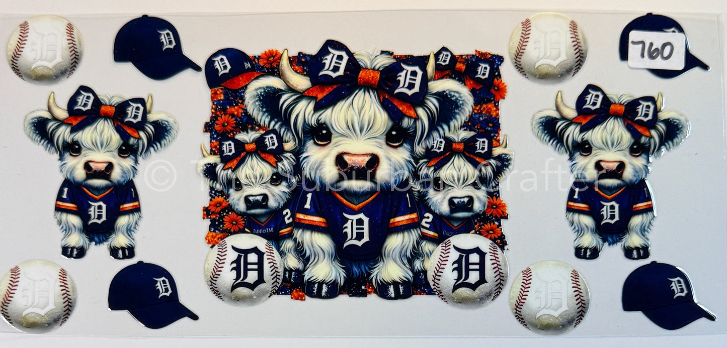 UV DTF Cows Tigers