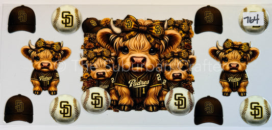 UV DTF Cows Padres