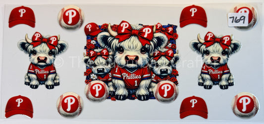 UV DTF Cows Phillies