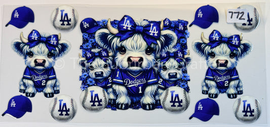 UV DTF Cows Dodgers