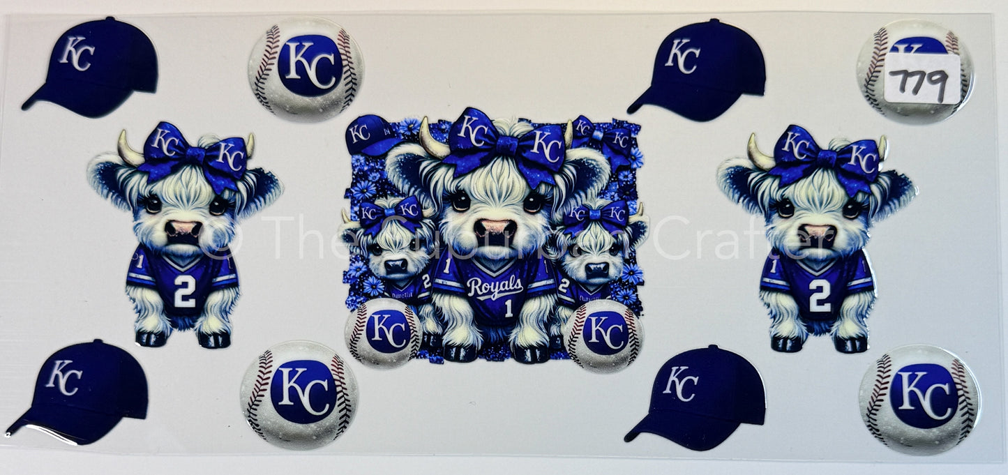 UV DTF Cows Royals