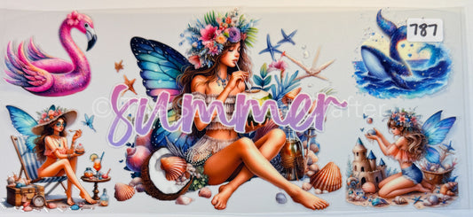 UV DTF Summer fairy