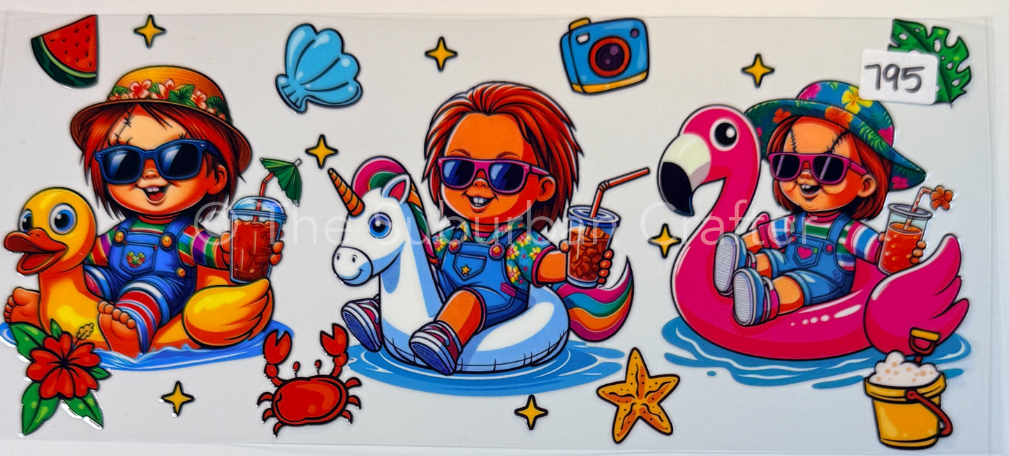 UV DTF Chucky summer