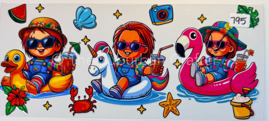 UV DTF Chucky summer