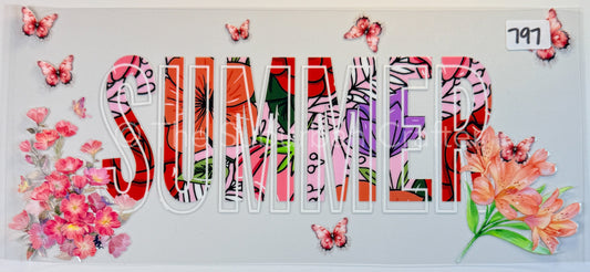 UV DTF Summer floral