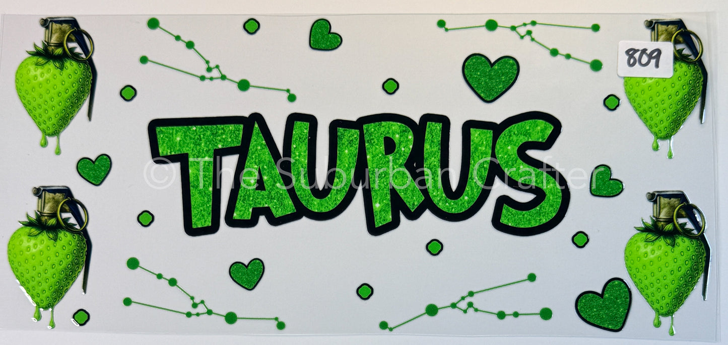 UV DTF Blingy Taurus
