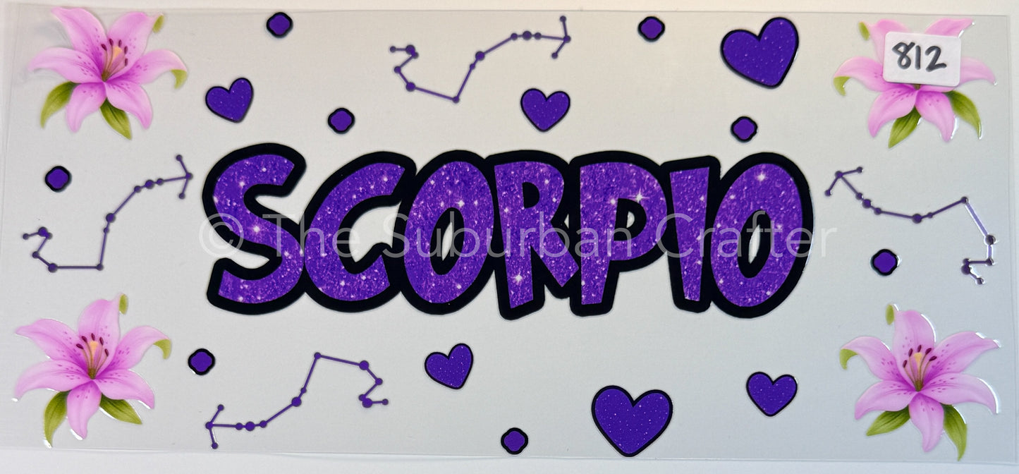 UV DTF Blingy Scorpio