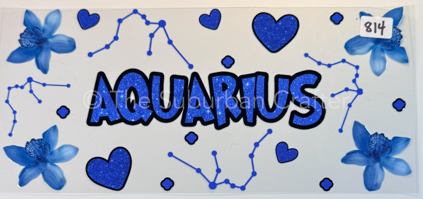 UV DTF Blingy Aquarius