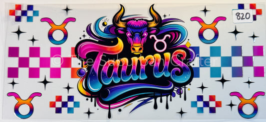 UV DTF Colorful Taurus