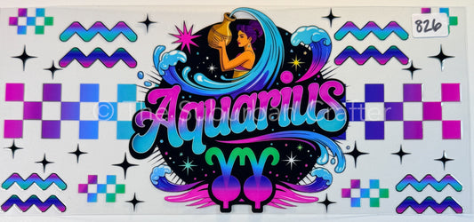 UV DTF Colorful Aquarius