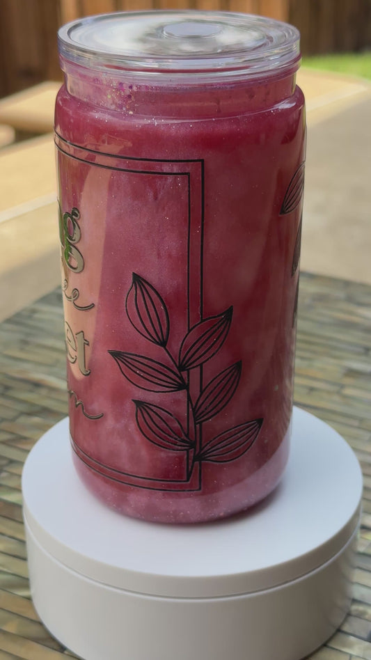 16oz Snowglobe Shimmer cup